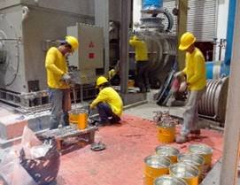 Air Liquide Machine Bed Grouting Works Project